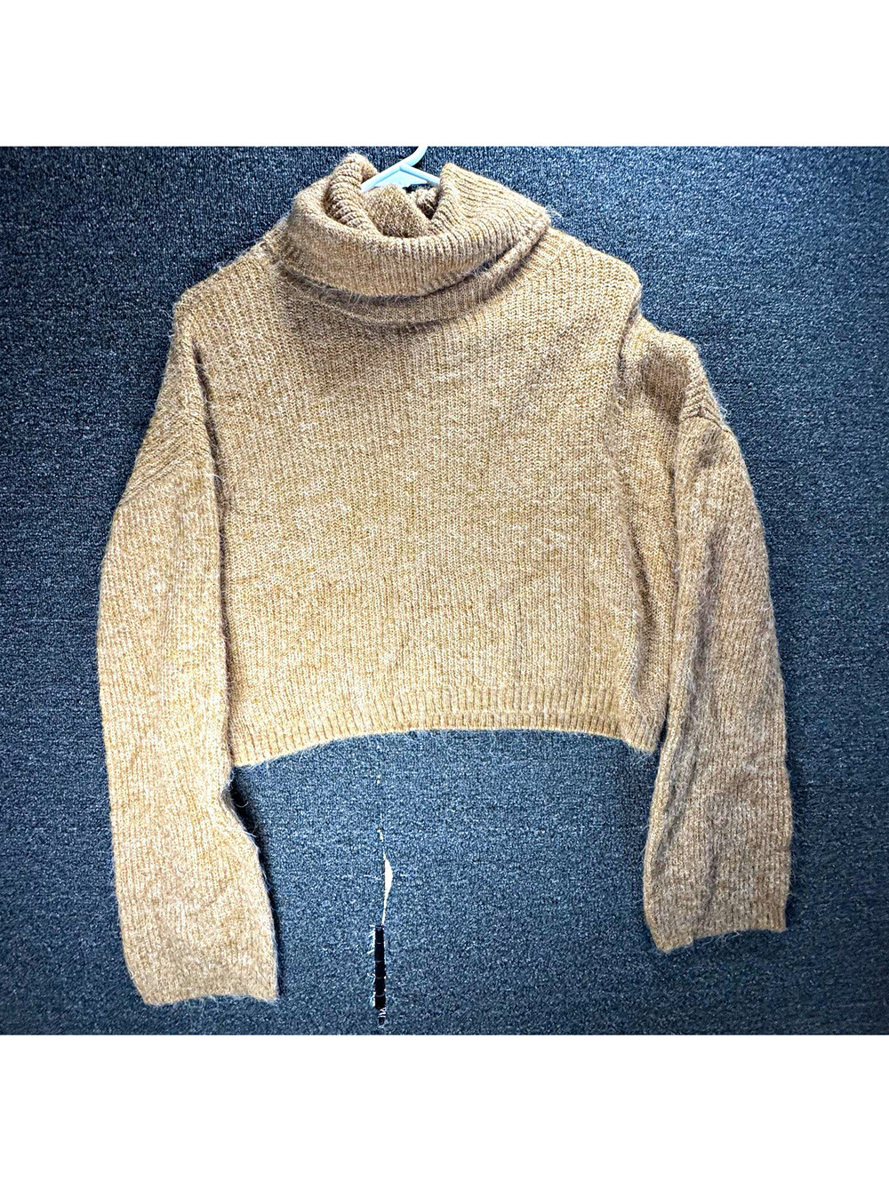 Wild Fable Womens Brown Knit Turtleneck Pullover Sweater Solid Long Sleeve S